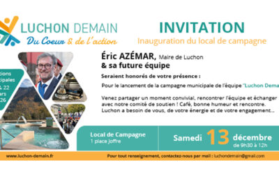 Inauguration du local de campagne