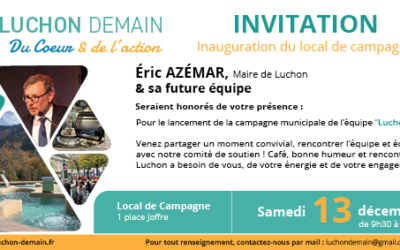 Inauguration du local de campagne